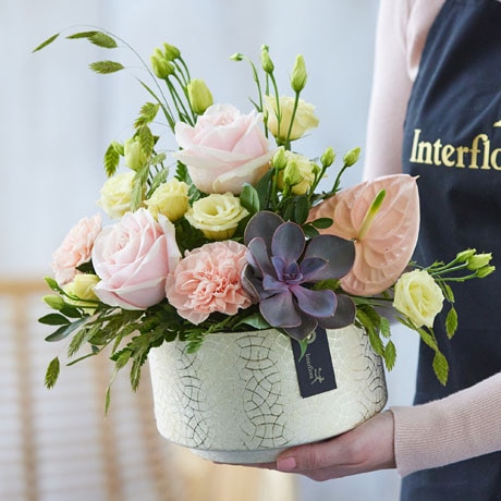 Arrangement made with the finest flowers Flower Arrangement